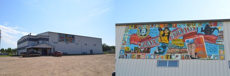 buff lake comm centre mural