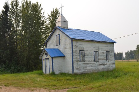 Abandoned church at East Prairie