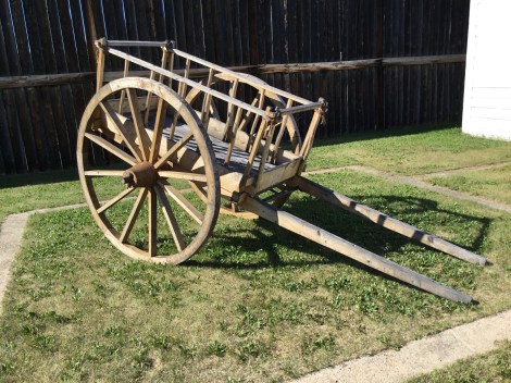Red River Cart at Ft. Carlton, SK