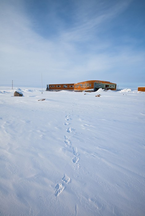 Piqqusilirivvik Inuit Cultural Learning Facility, Clyde River. (Photo courtesy of H. Burdett Moulton)